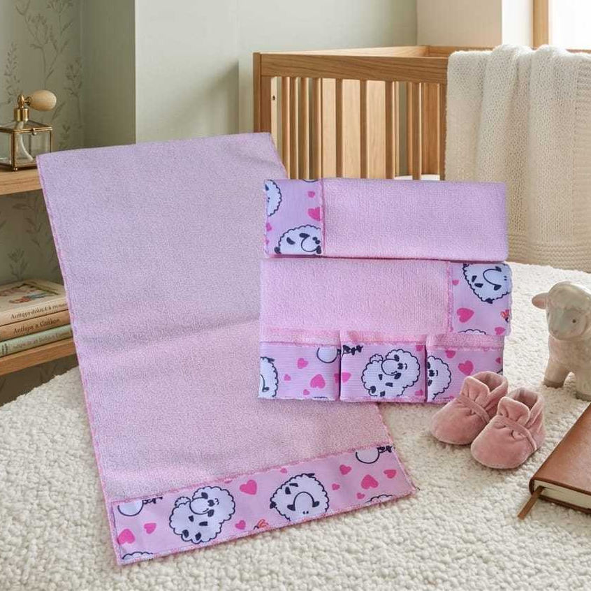Kit Paninho de Boca Bebê Babete Atoalhado Felpudo 100% Algodão Misto - 03 , 05 ou 10 Unidades em Oferta na Shopee