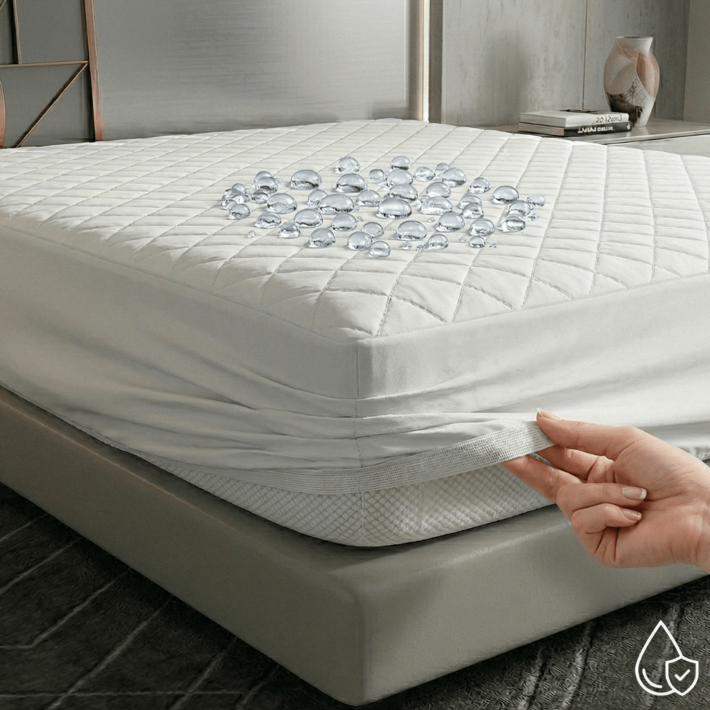 Protetor de Colchão Casal Queen Impermeável Capa Matelada Antiácaro com Elástico Fácil Colocação