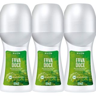 Roll On Avon Erva Doce (50 ml) Kit com 3/5/9 unidades- PRODUTO ORIGINAL