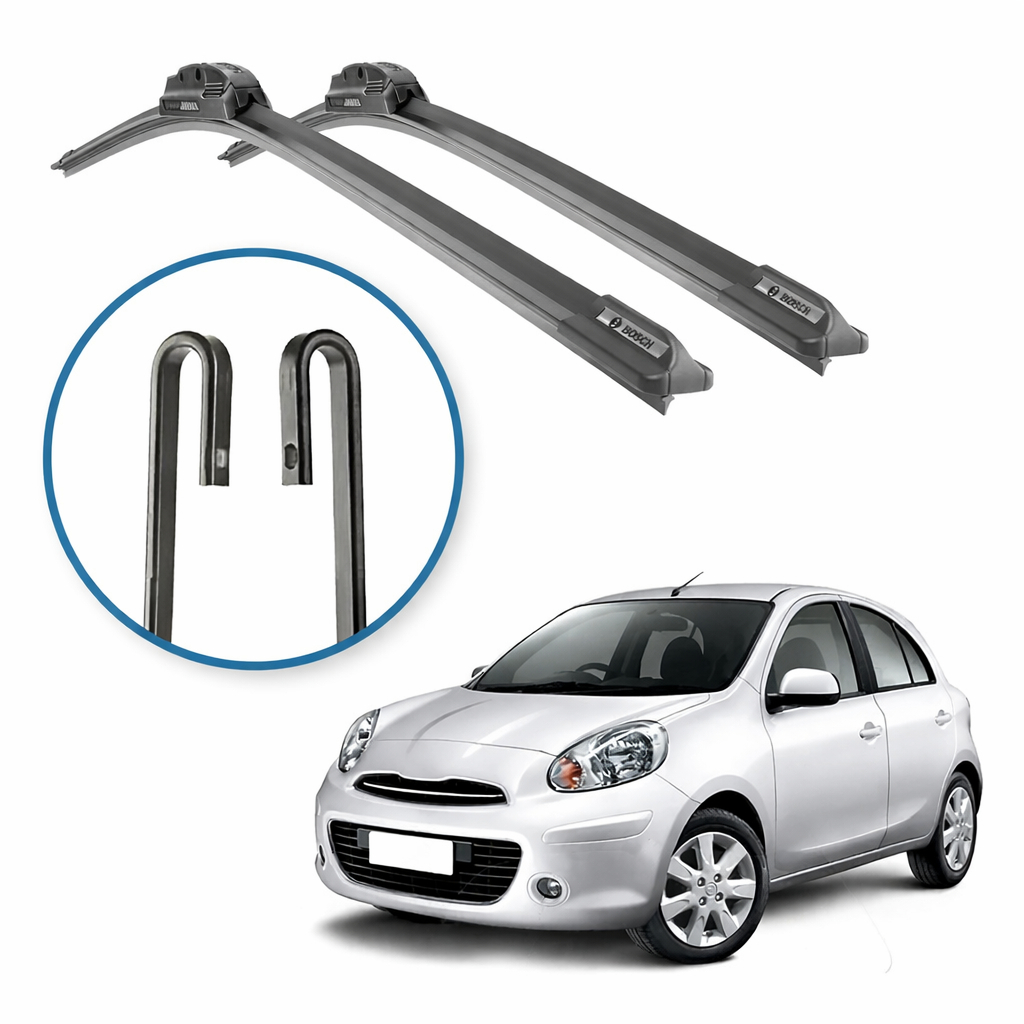 Palheta de Para-brisa para Nissan March 2011 a 2018 – Encaixe Perfeito, Alta Durabilidade e Limpeza Eficiente