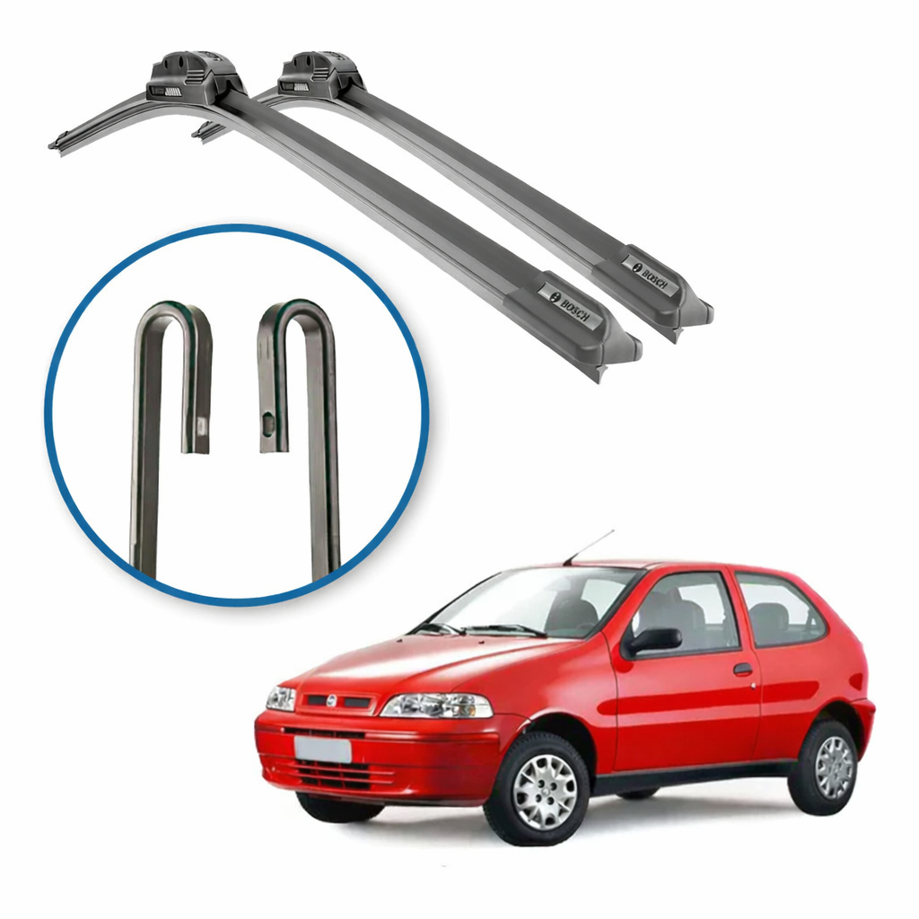 Palheta Limpador de Para-brisa Original  Fiat Palio 1996 a 2012  Alta Durabilidade e Encaixe Perfeito