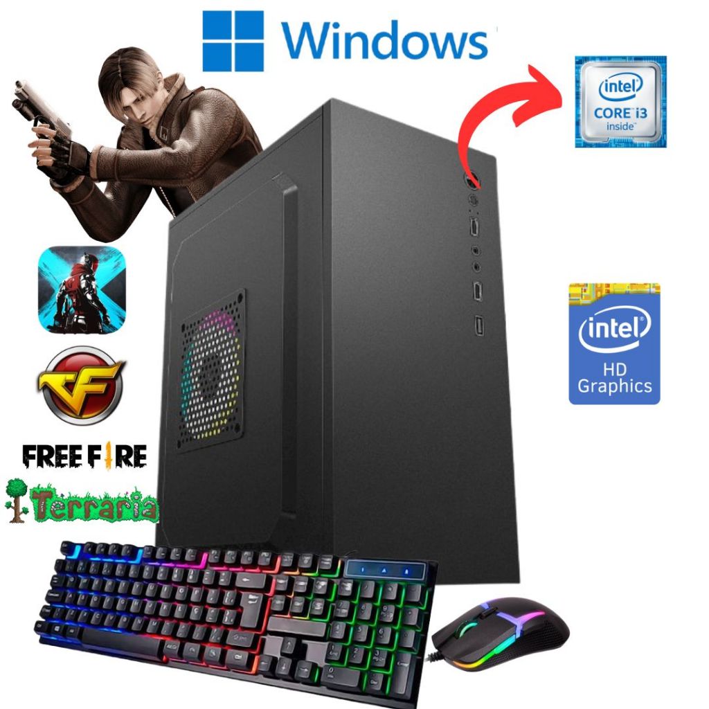 Imbatível - PCS GAMER INTEL TOP RGB (Roblox_Instalado!)