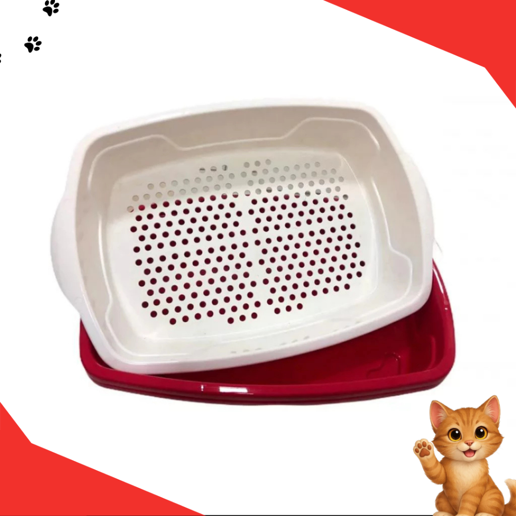 Bandeja Higiênica Cat Clean Furba Four Plastic com 3 Peças para Gatos — imagem 2 de 2
