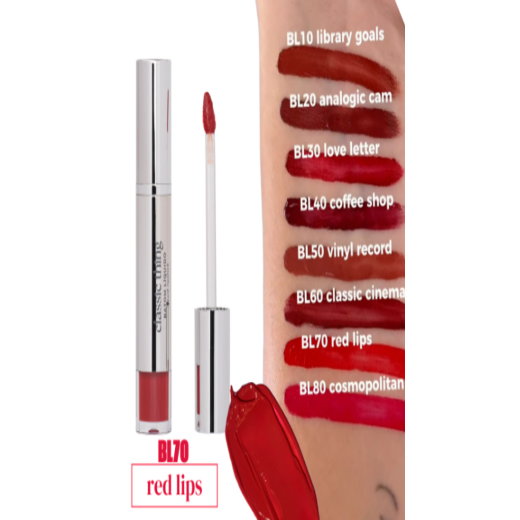 Batom Líquido Fosco Cremoso Blow Classic Thing Ruby Rose COR BL70-Red Lips