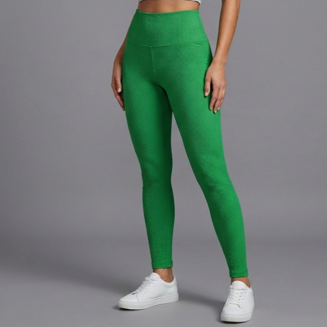 Calça Legging Anarruga Para Academia Cintura Alta