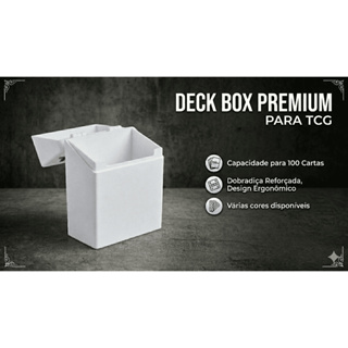 Deck Box para Pokemon TCG | Suporte para 100 Cartas | Resistente, Compacto e Estiloso em Oferta na Shopee