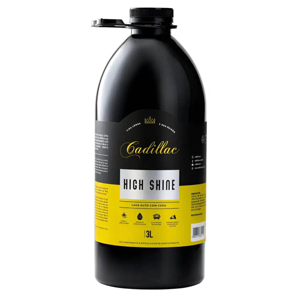 Shampoo Automotivo Cadillac High Shine Brilho Intenso  Com Cera