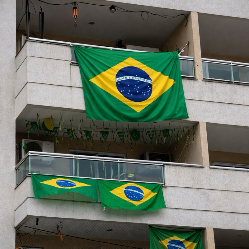 Bandeira do Brasil 150x90cm Poliéster Resistente Decoração Grande Copa do Mundo Seleção Brasileira