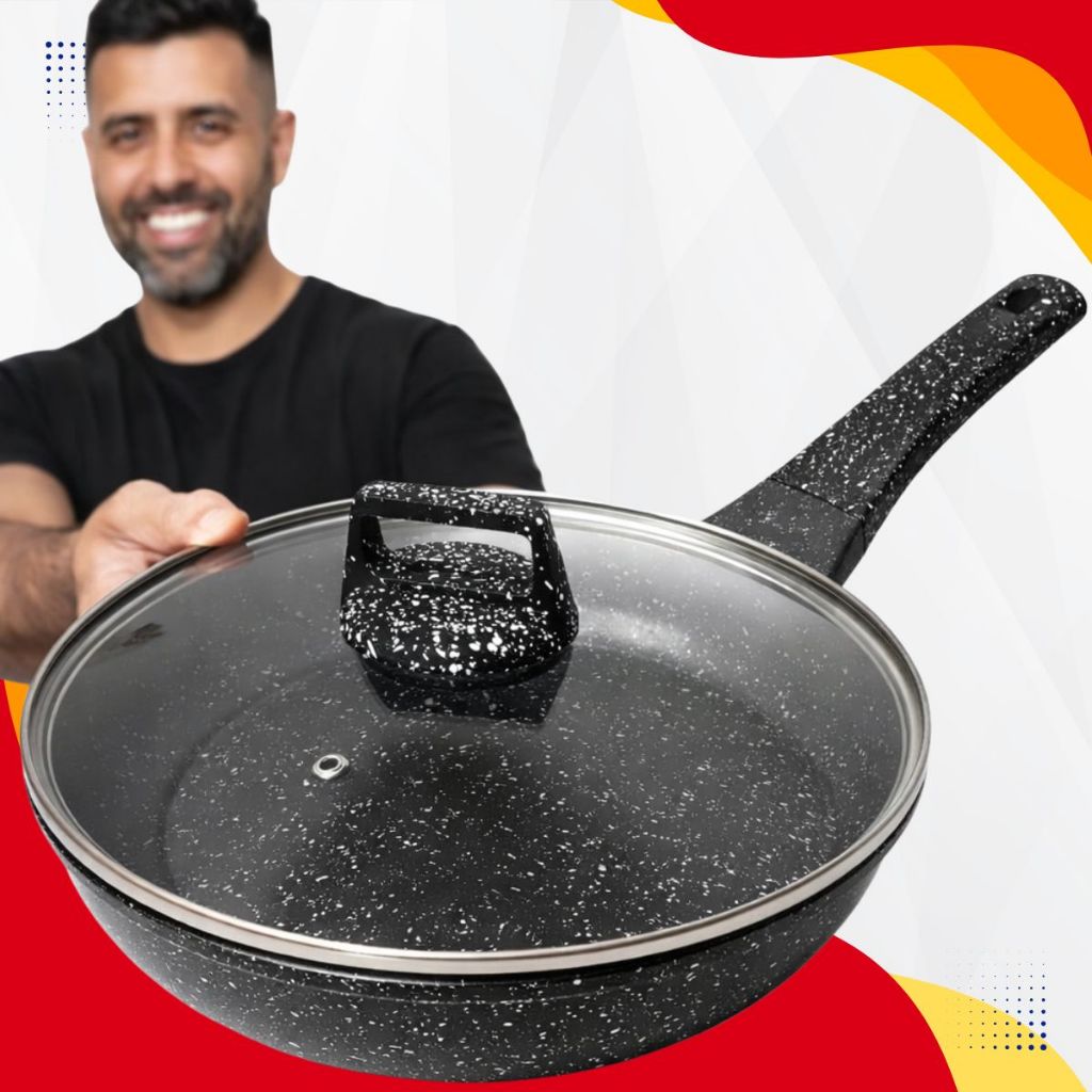 Panela Frigideira Antiaderente De Cerâmica 28cm