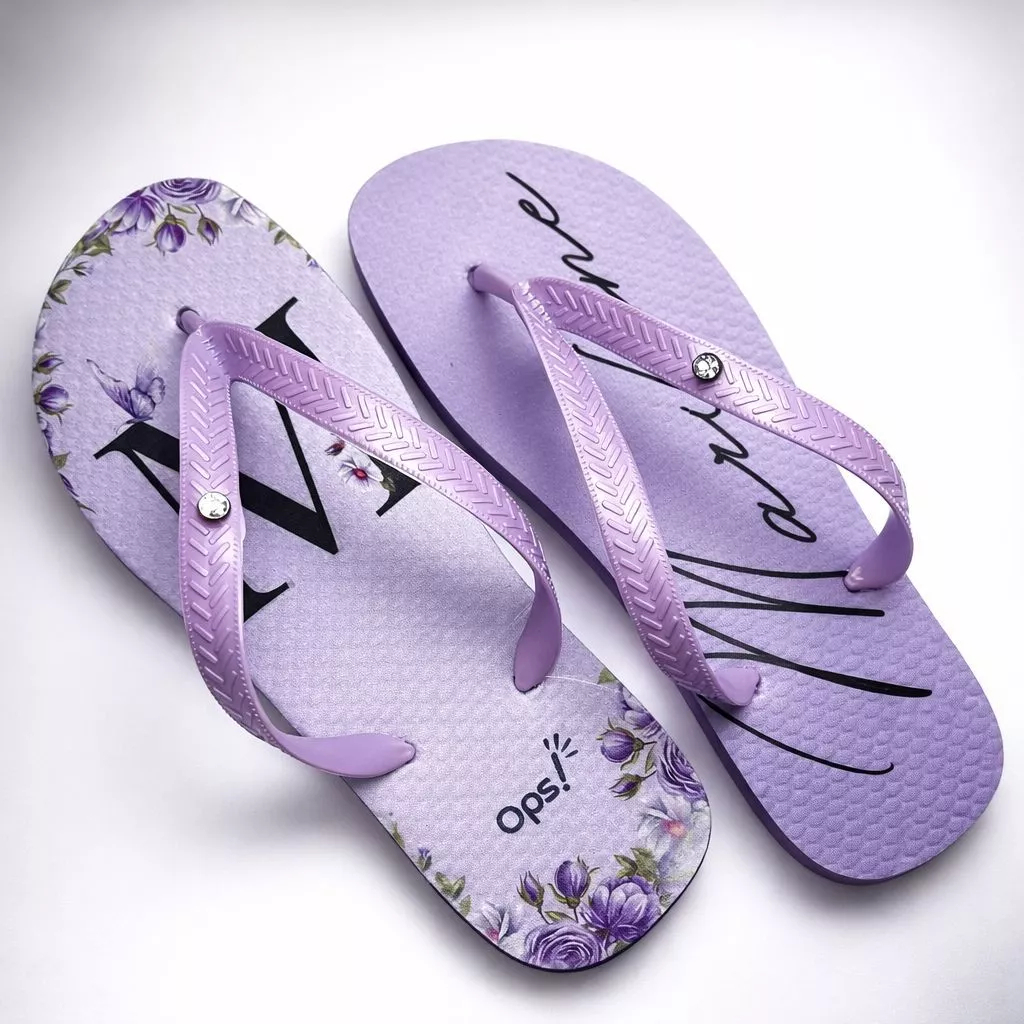 Chinelos Personalizados Com Seu nome Ou Letra Conforto E Estilo Feito Para Você