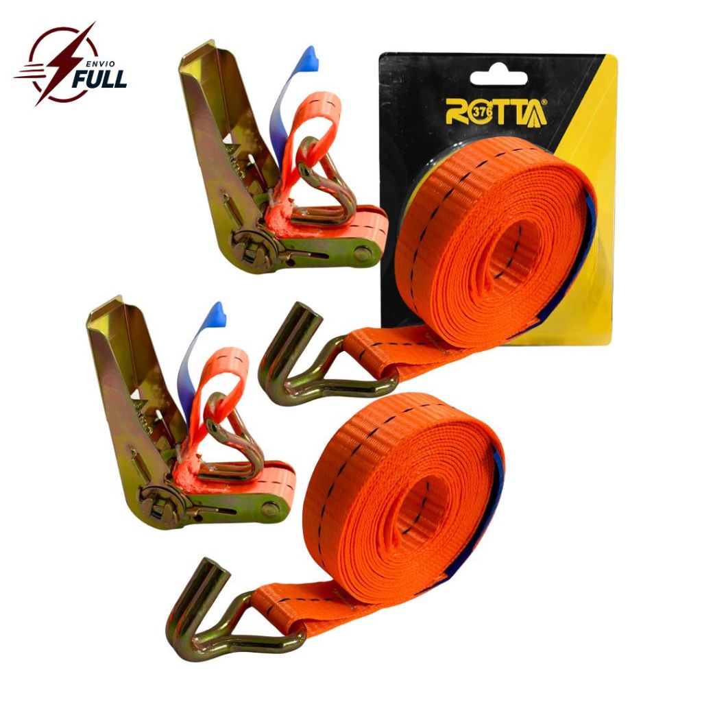 Kit 2 Cinta Catraca Amarração 800kg Carretinha Moto JetSki Cinta Catraca 3 Metros