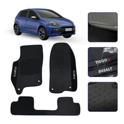 Tapete Emborrachado Para Punto 2012 2013 2014 2015 2016 2017 Carpete Kit Automotivo