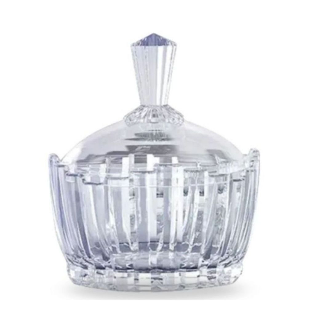 Potiche Decorativo Bomboniere em Vidro 240ml Milan Elegante e Prático