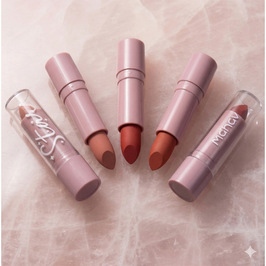 Star Batom Cremoso Mahav - Matte confortável - Alta Pigmentação - Soft Matte em Oferta na Shopee