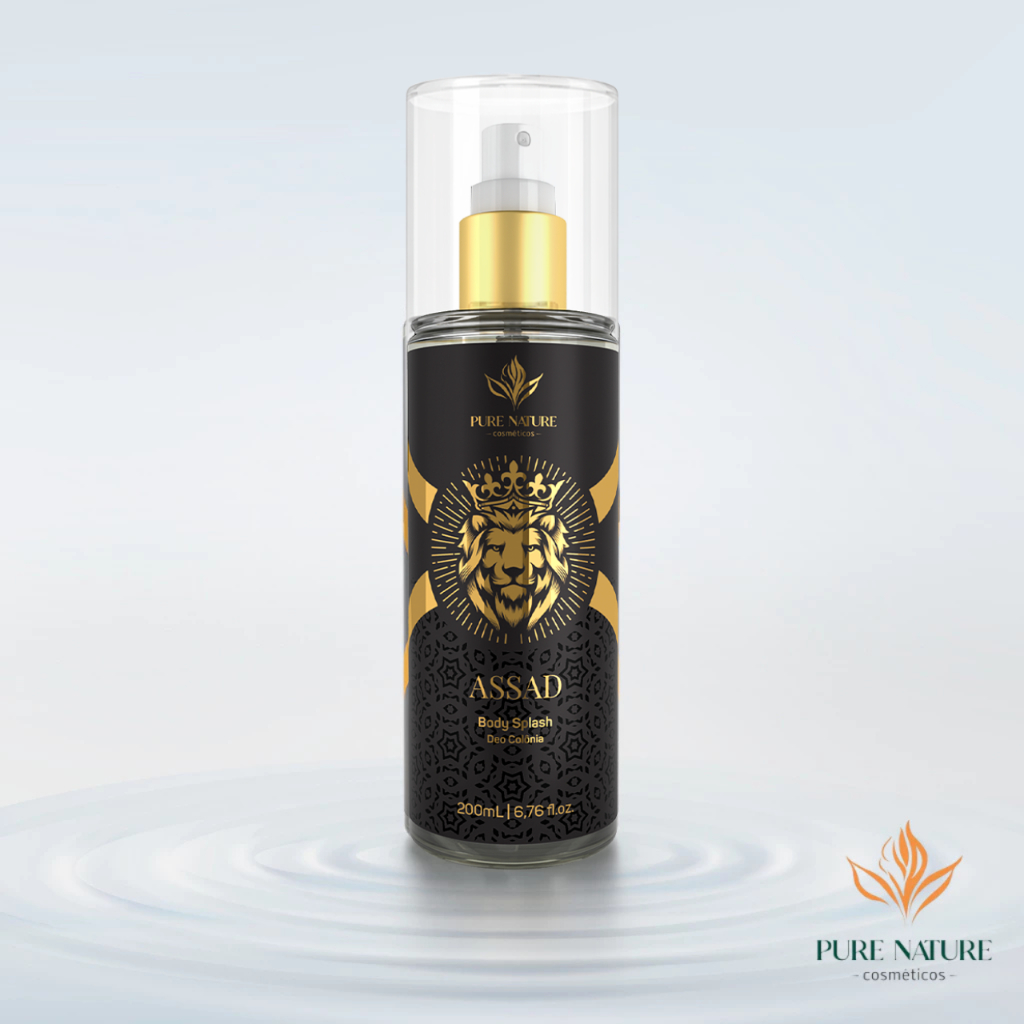 Body Splash Colônia Feminino Inspiração Perfumes Árabes 200ml Fixação Alta Pós-banho Pure Nature