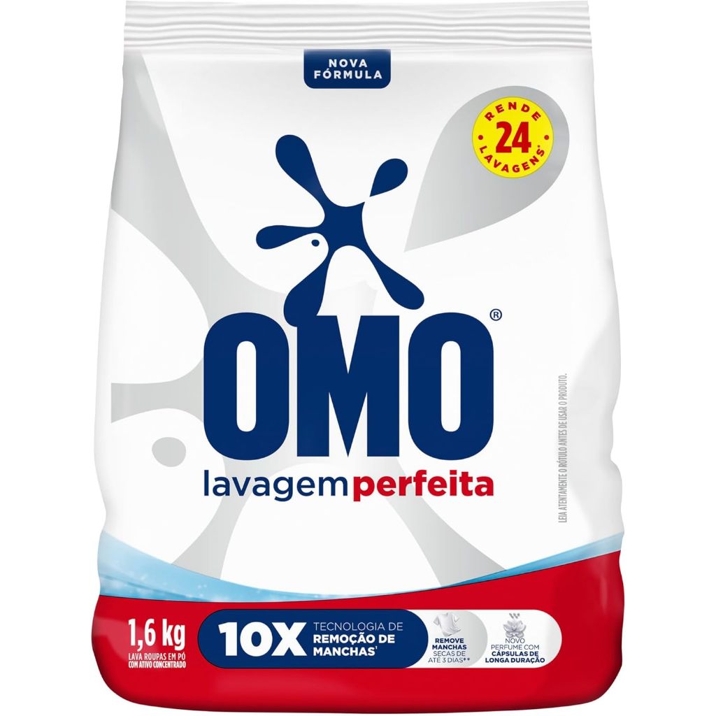 Omo Sabão em Pó Omo Lavagem Perfeita 1.6Kg — R$ 35,00 em Shopee