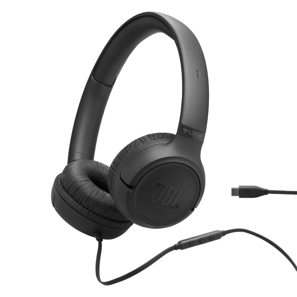 Fone de Ouvido JBL Tune 530C com Fio Preto