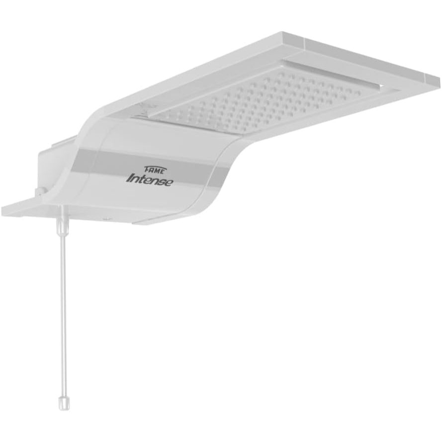 Chuveiro Ducha Eletrônico Intense Branco 127V 5400W White Fame Aquecimento Banheiro Economia Haste Removível Resistente