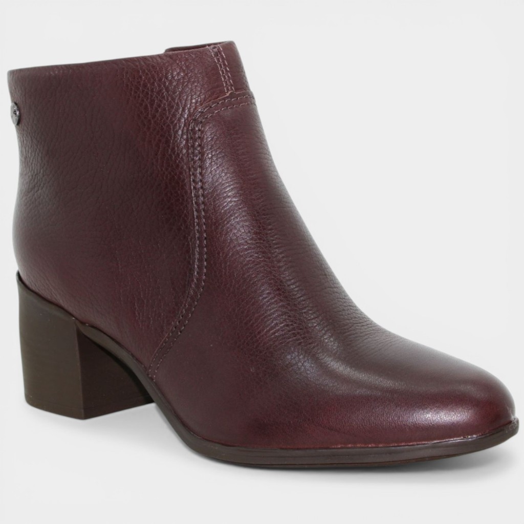 Bota Coturno Couro Bottero Burnish Feminina