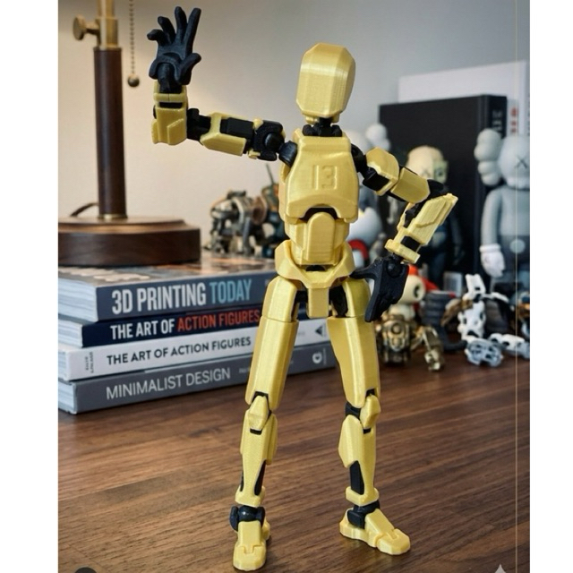 Boneco Dummy 13 Articulado Kit Montagem 3D Presente Criativo Crianças Artistas Anatomia Stop Motion Desenho Ilustração