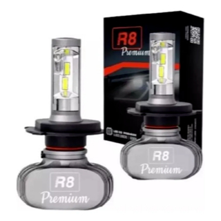 Kit Lampada Led R8 Premium H1 6500lm Super branca C/garantia e Nfe C/Nfe.