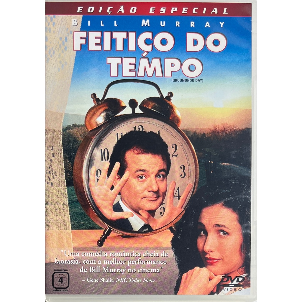 DVD - Feitiço do Tempo - Bill Murray - Edição Especial - 1993 - Original