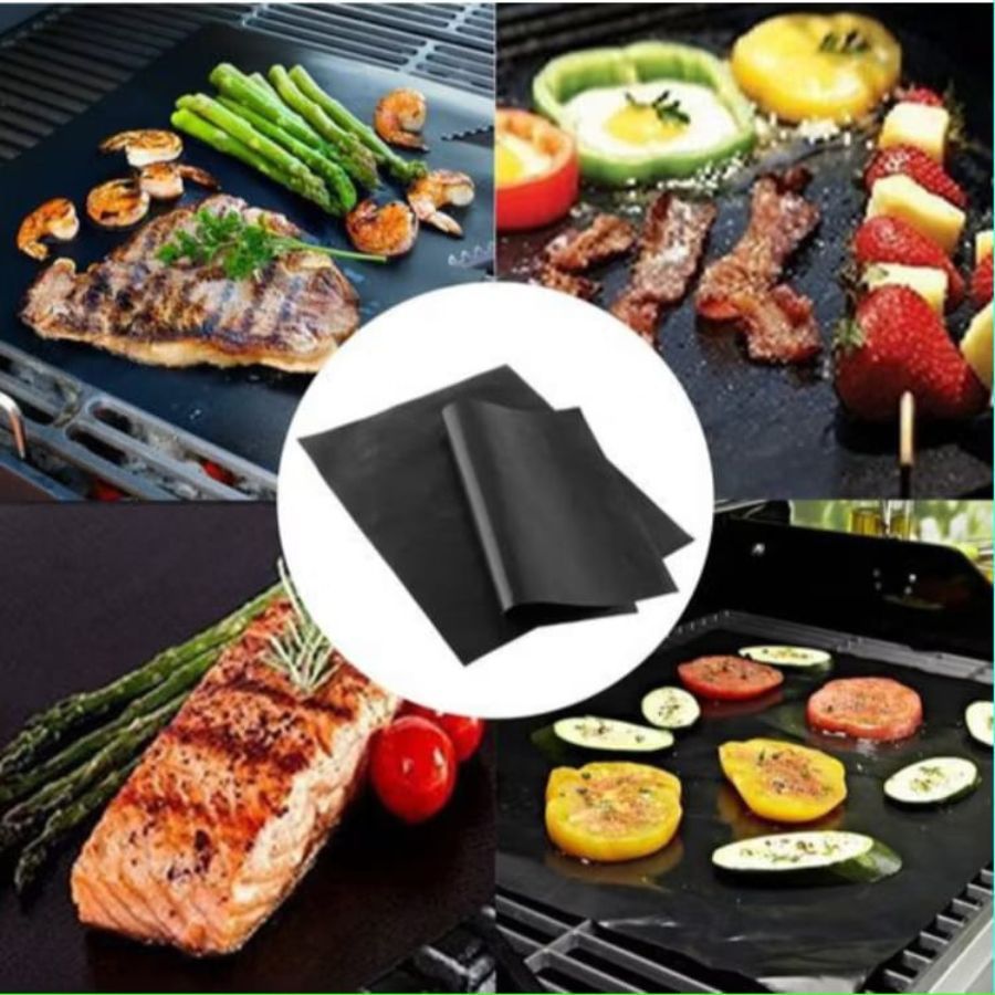 Manta Para Churrasqueira Antiaderente De Teflon Para Airfryer Grelha Churrasco 40x33 Antiaderente Limpeza E Manuseiro