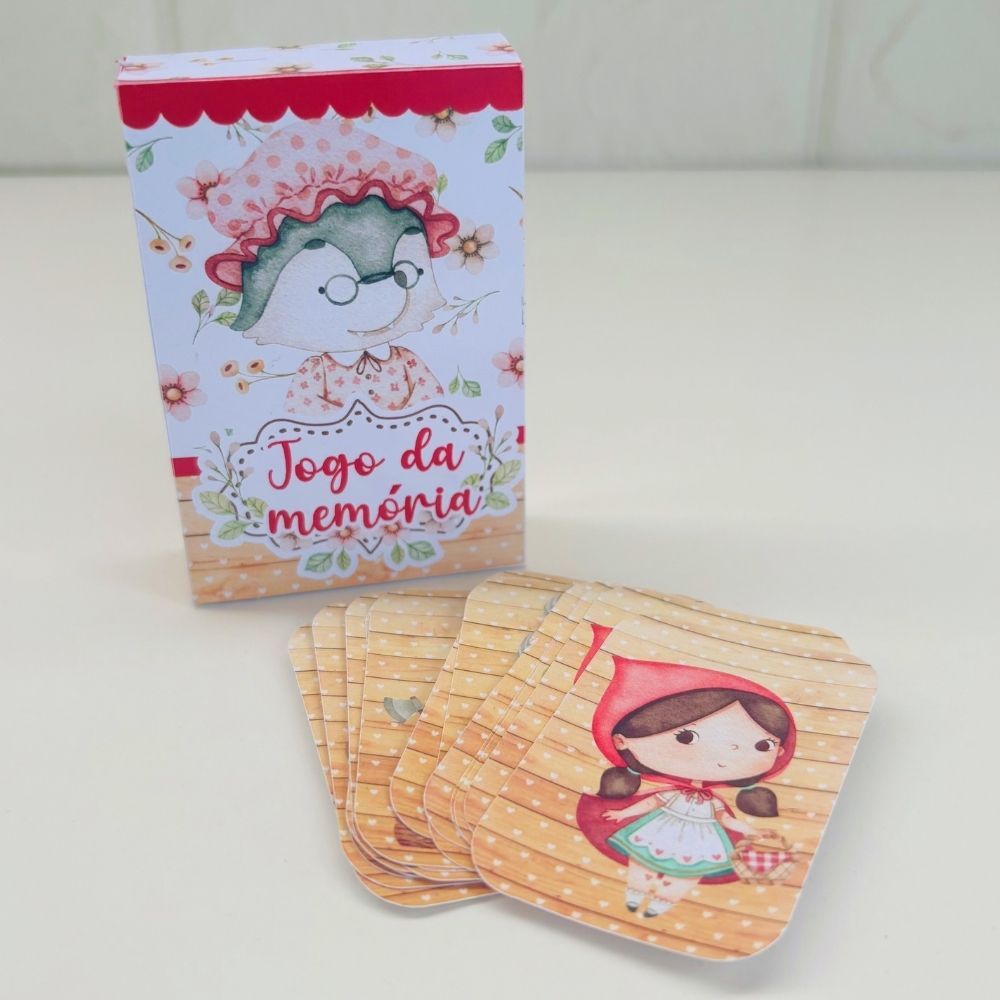 Jogo Da Memória Chapeuzinho Vermelho Personalizado / Lembrancinha de Festa /Aniversário