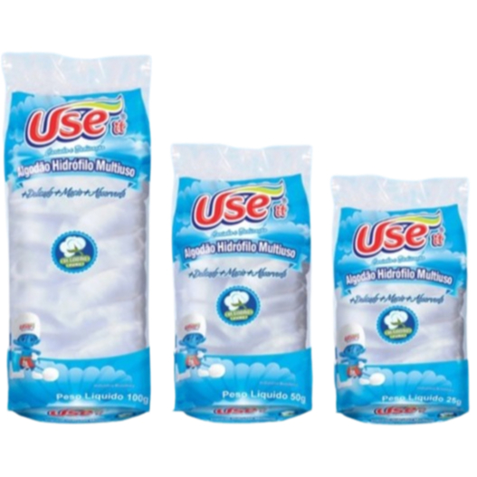 Use It Algodão Hidrófilo Multiuso 25g / 50g / 100g