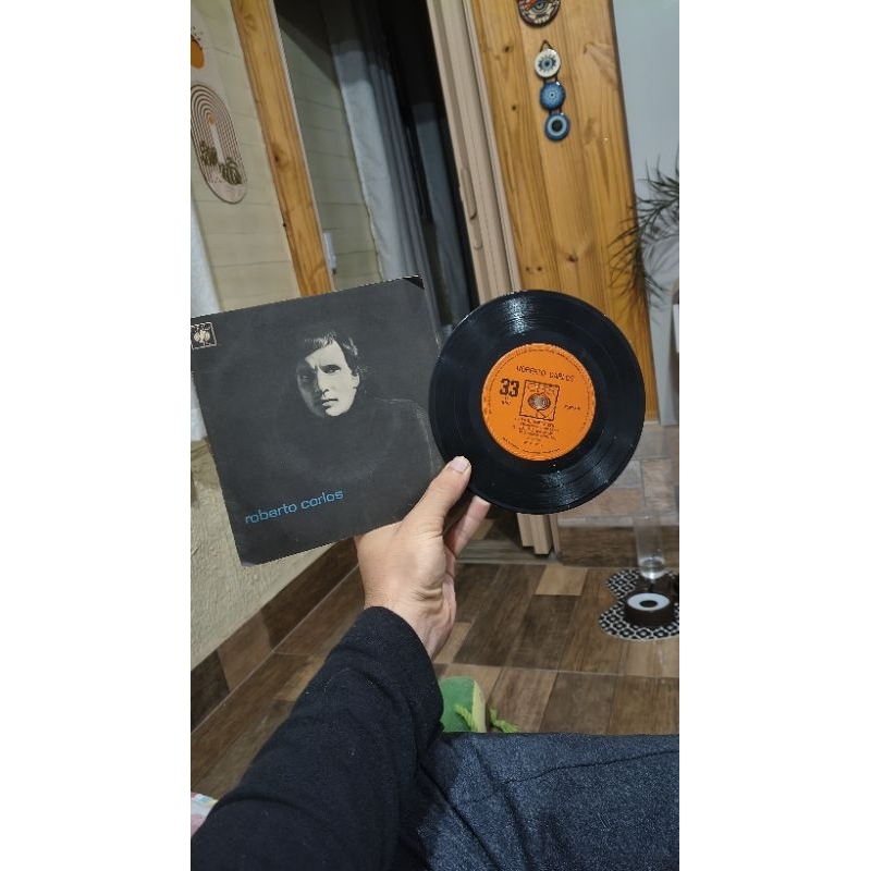 Disco Vinil LP Compacto Roberto Carlos Eu te darei o céu