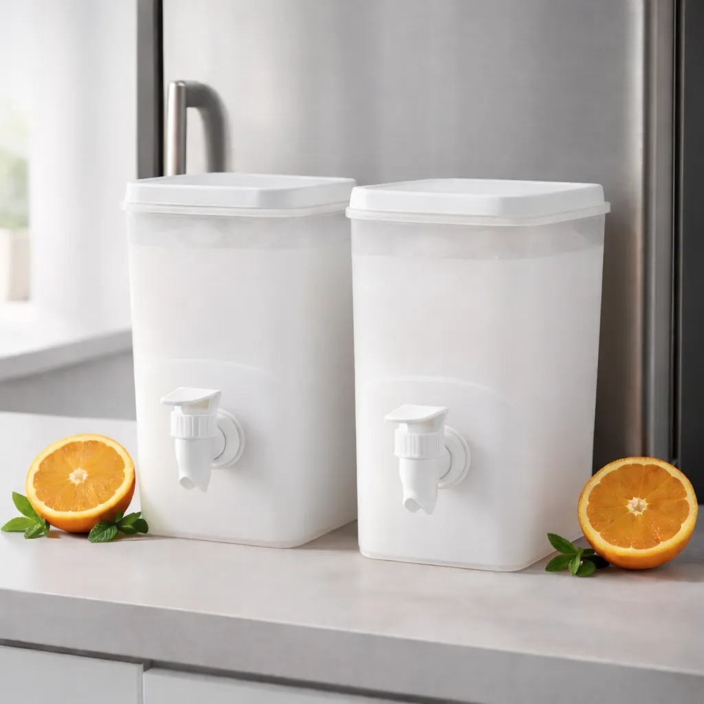 Suqueira 3L com Torneira – Ideal para Geladeira e Eventos Reservatório Dispenser Geladeira para Água