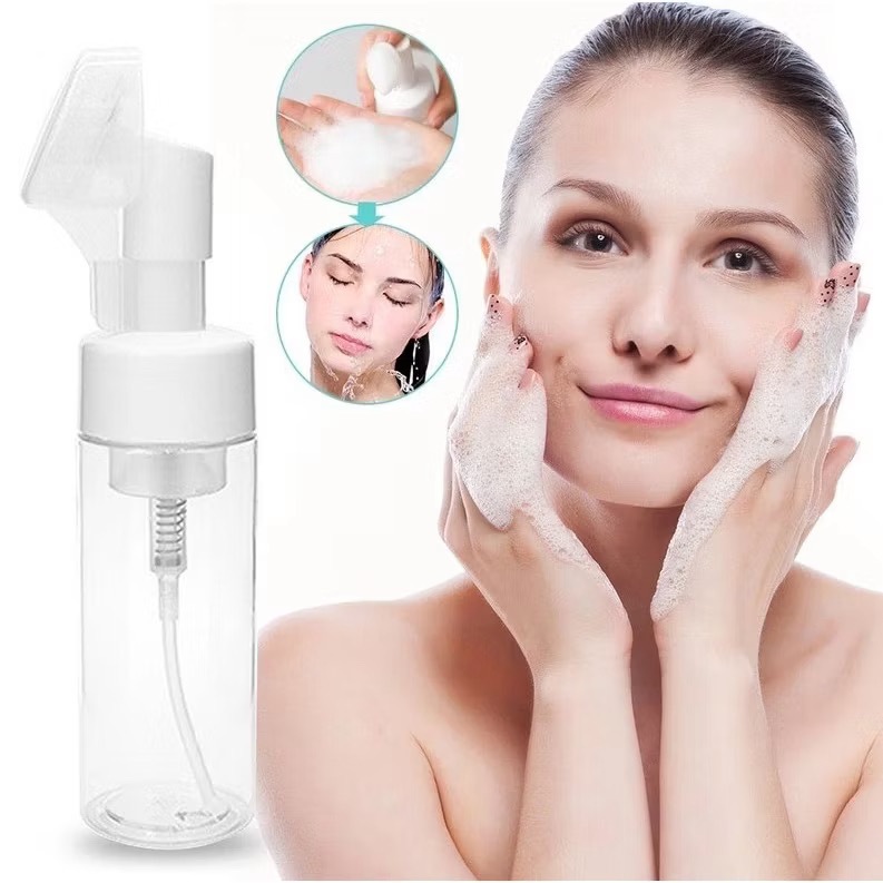 Frasco De Skin Care/Cabeça de silicone com escova de limpeza