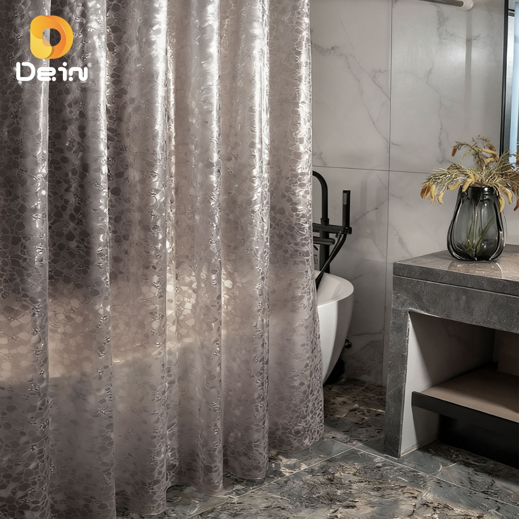 3D Com ímã Cortina de Box para Banheiro c/ ilhós Anti Mofo Resistente Alta Qualidade 100%PVC 2mx1,8m