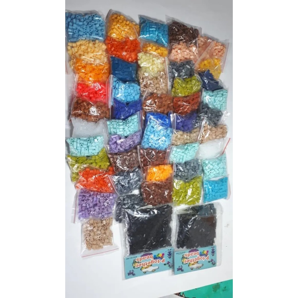 Kit Hama Beads Perler 5 Mm ( GRANDE ) 10000 Peças 10k ARTES MANUAIS ARTESANATO PIXEL ART PARTS