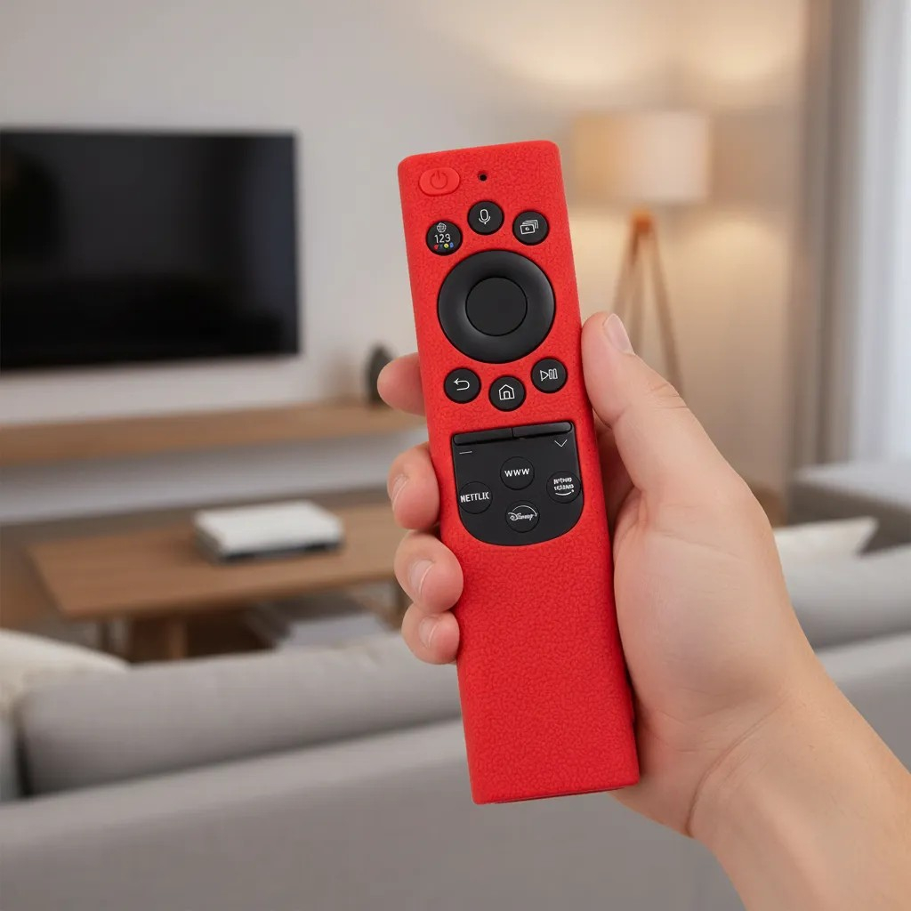 Capa para Controle Remoto TV Samsung Solar – 16.4cm (Atenção ao Tamanho!)