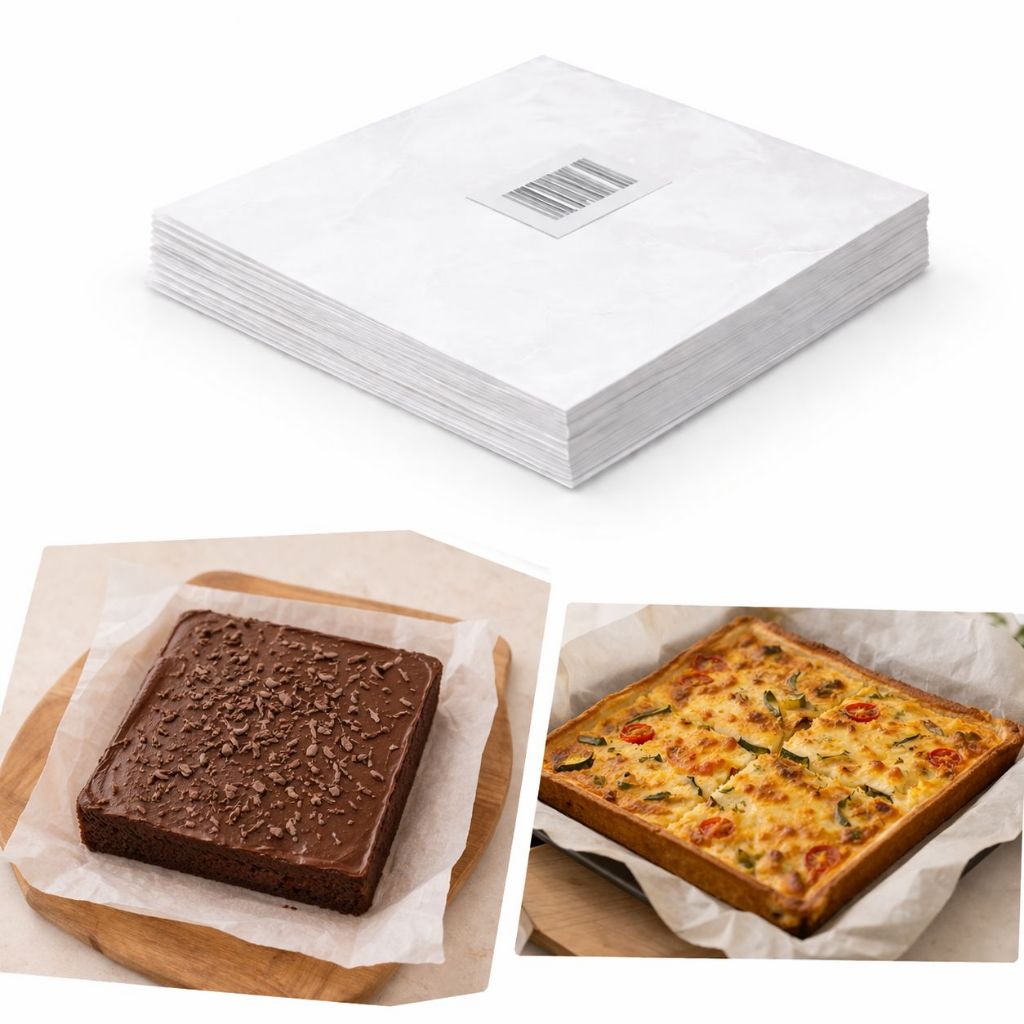 Papel Manteiga Quadrado - Barreira Antigordura 20x20cm  Unid em Oferta na Shopee