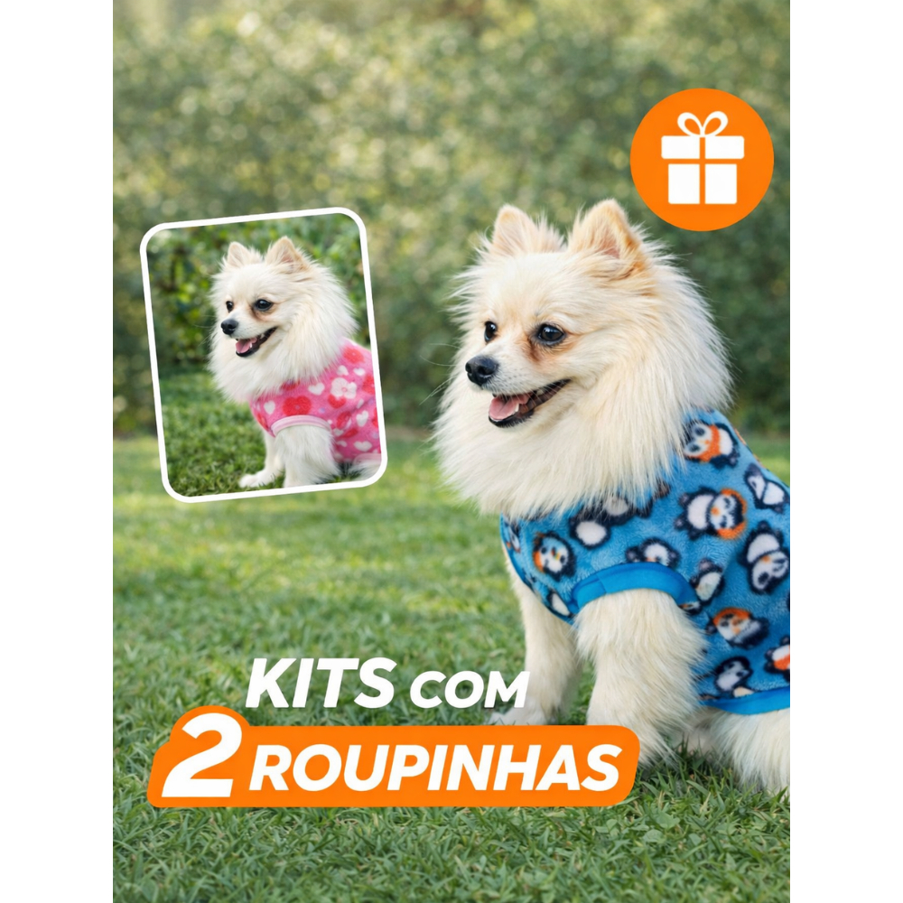 Roupinha pet (kit com 2)❄️ Kit 2 Roupinhas Pet –Linha Basic | Kayan Pets Roupina soft mesma qualidade com mais desconto