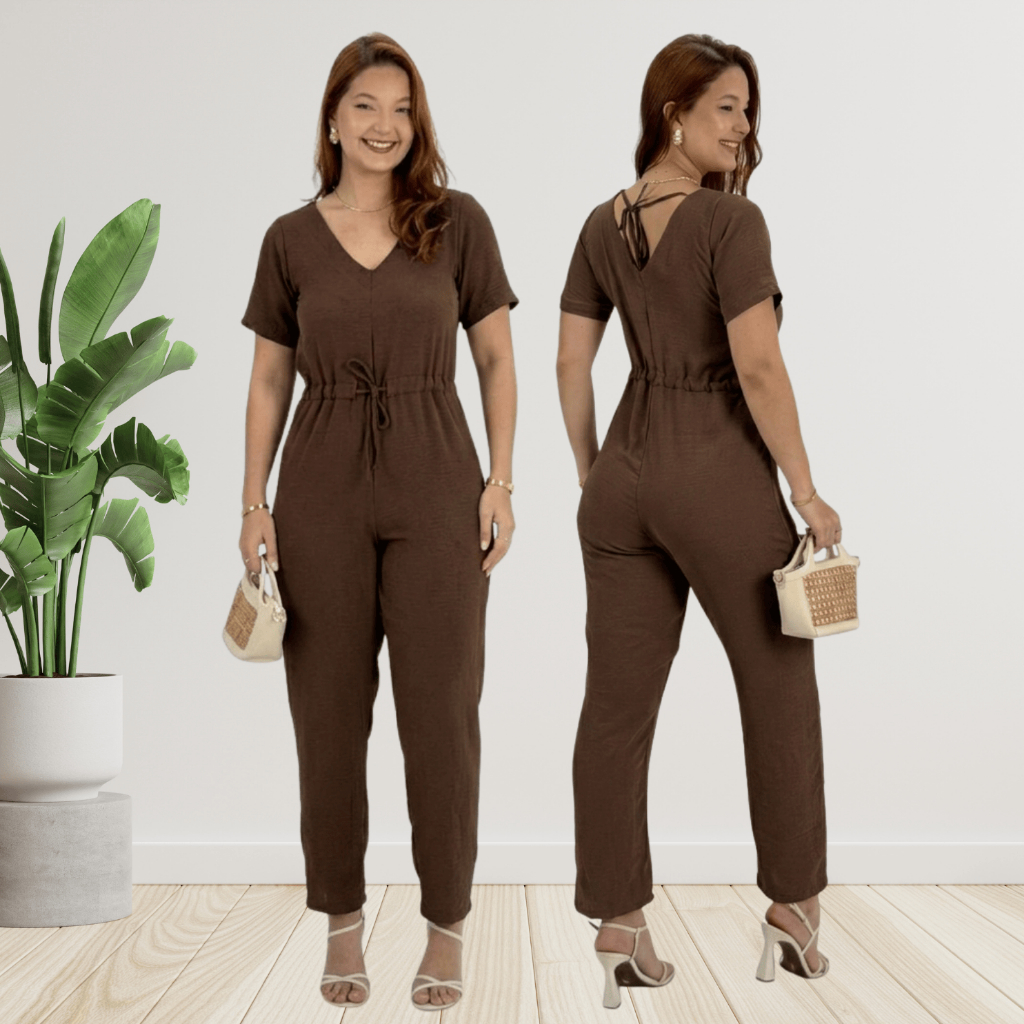 Macacão Longo Feminino Duna Promoção