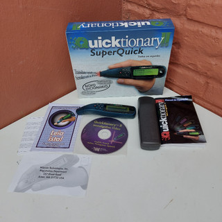 CANETA TRADUTORA QUICKTIONARY II SUPERQUICK  "SOU COMO NOVO"