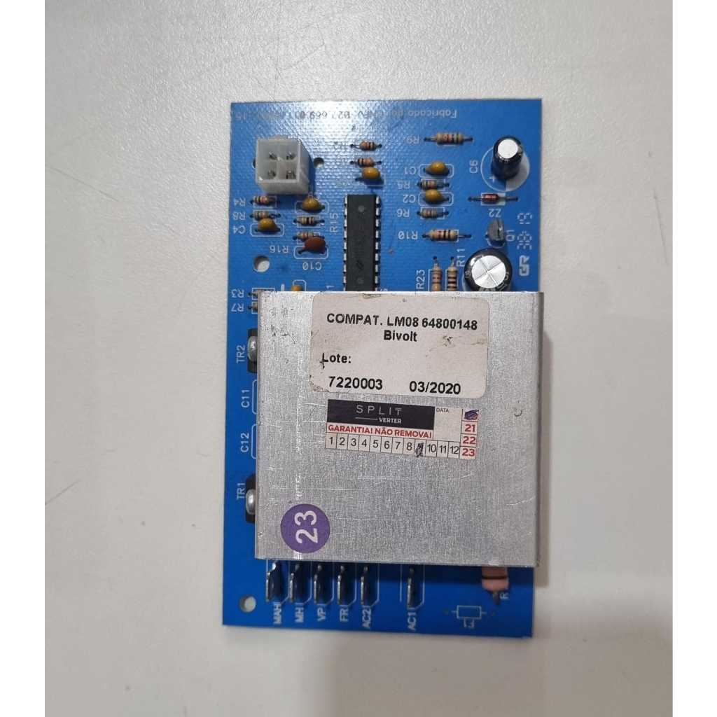 PLACA POTÊNCIA LAVADORA ELETROLUX LM08 64800148 - 7220003 (ALADO)