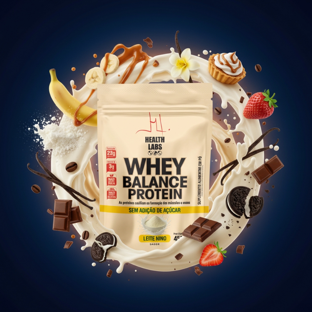 Whey Protein Concentrado 23g Proteína Por Dose Sem Açúcar Rápida Absorção