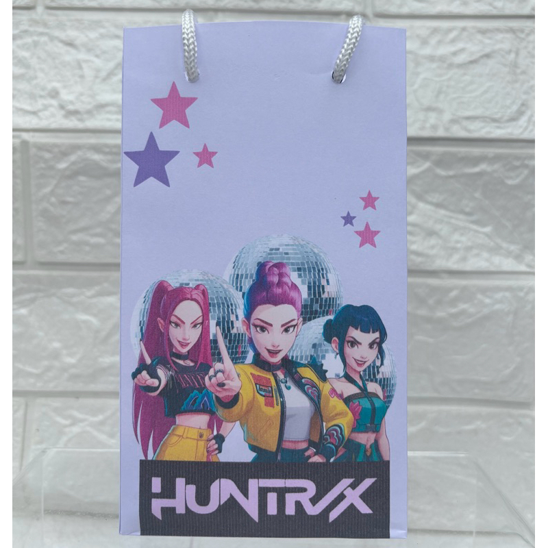 Sacolinha Surpresa Personalizada Guerreiras do Kpop | Lembrancinha para festa PEGUE E MONTE