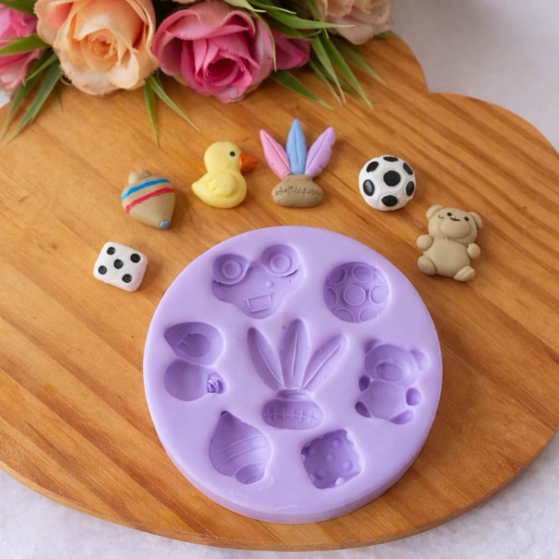 molde de silicone briquendos antigos