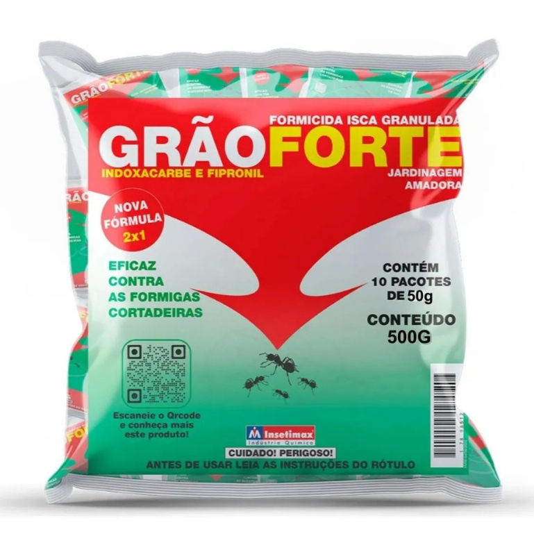 Isca Granulada Grão Forte Insetimax Eficaz e Prática Para Formigas Cortadeiras - Promoção !