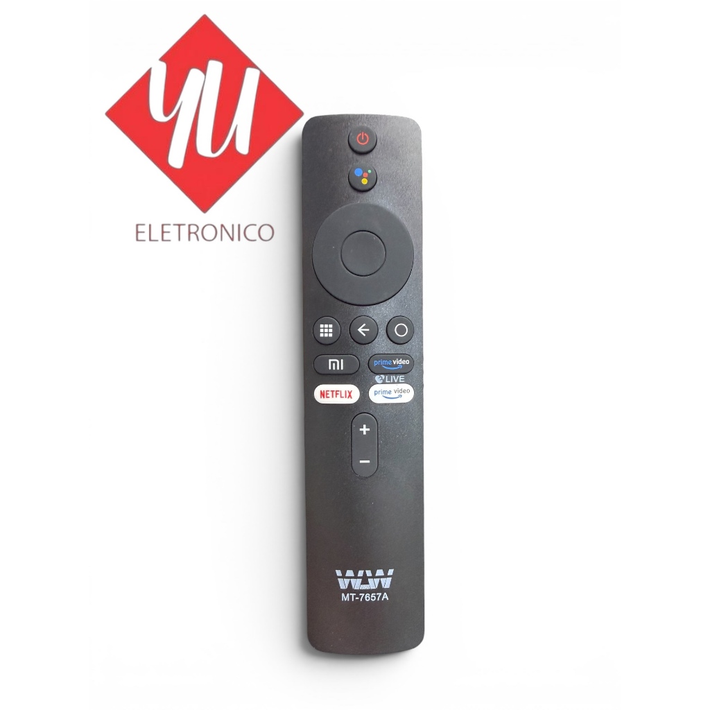 Controle Remoto Bluetooth com Comando de Voz Compatível com Xiaomi Mi TV / Mi Bo