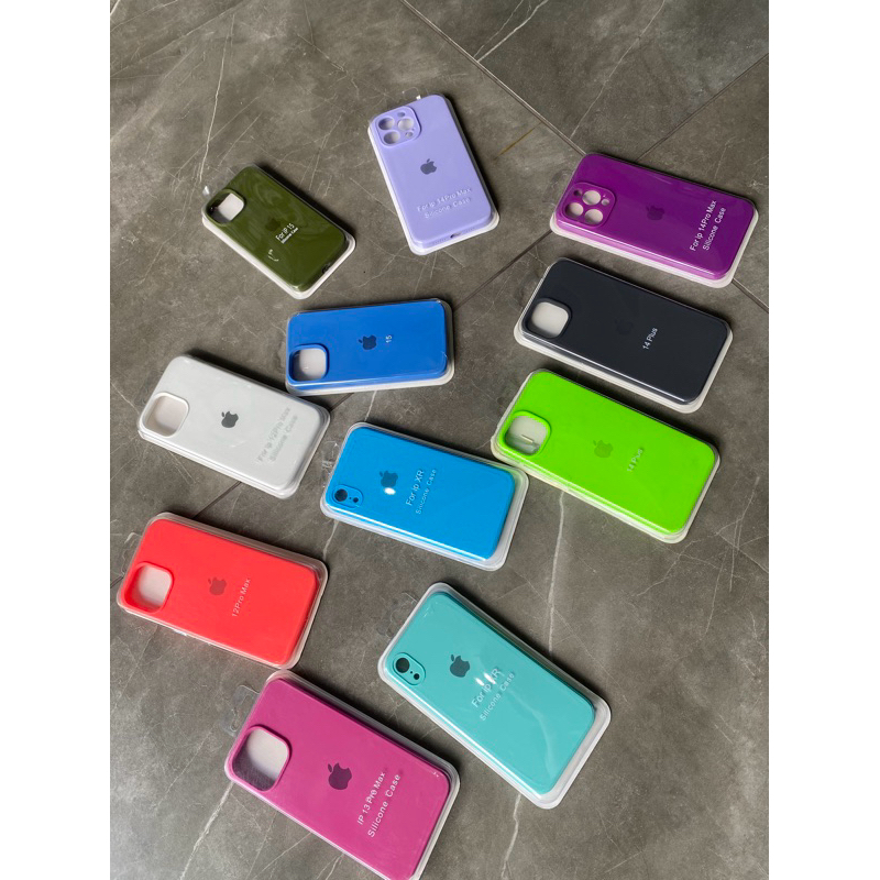 Case colorida silicone APPLE - IPhone 6s até o 17 pro Max - sem exceção temos todas 16E 16 Plus-14/15 Plus temos todas.
