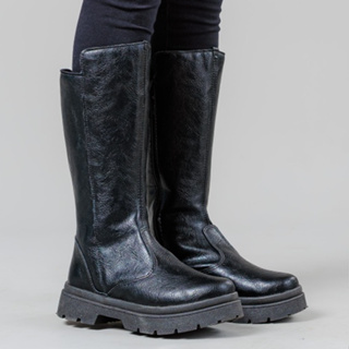 Bota Infantil Menina Montaria Boiadeira Cano Alto Preto Confortável Original Fashion Moda em Oferta na Shopee