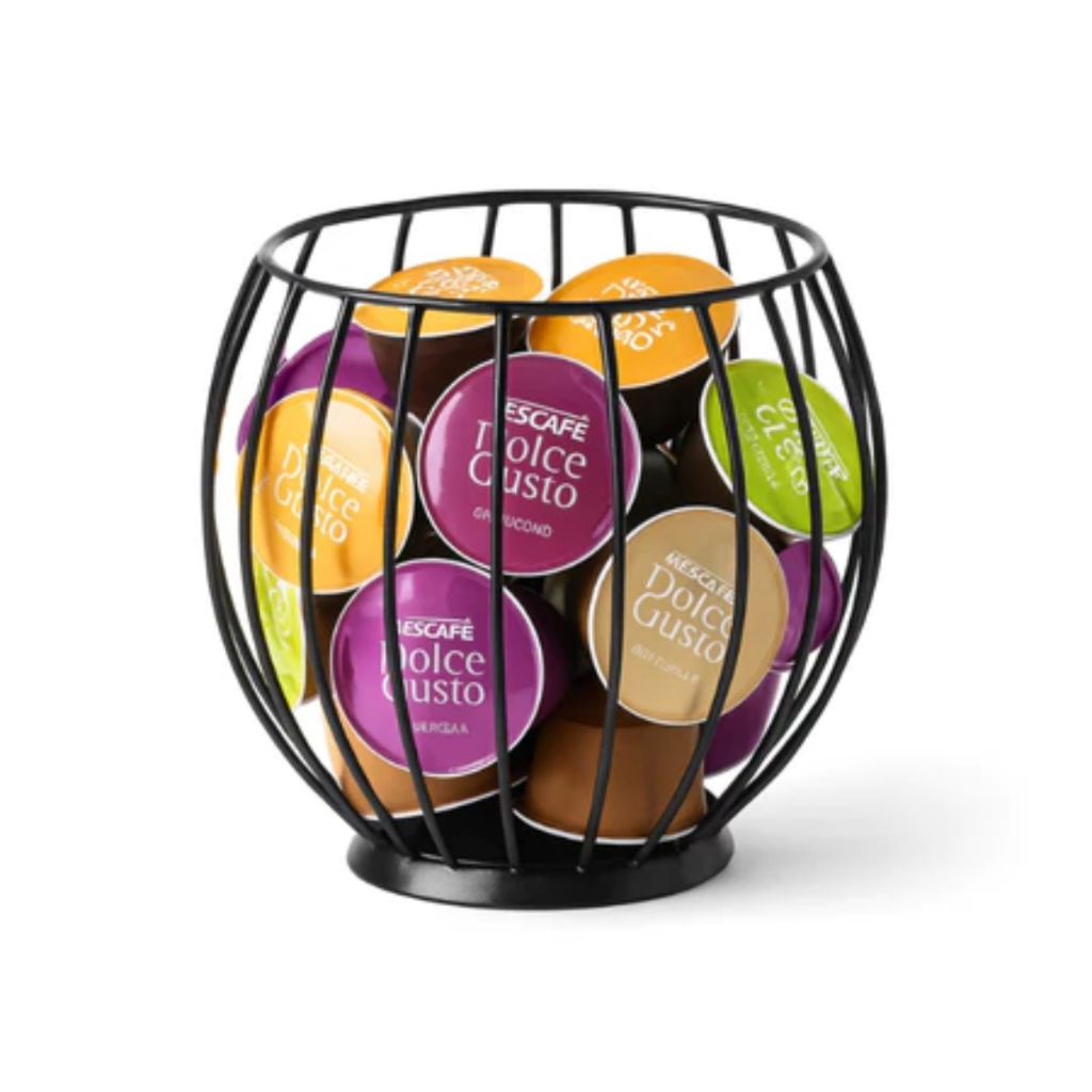 Porta Cápsulas de Café Universal Aramado Organizador Dispenser Nespresso Dolce Gusto Três Corações