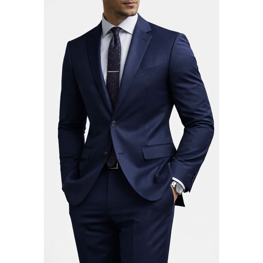Terno Masculino Slim Corte Italiano de Luxo - Paletó+Calça