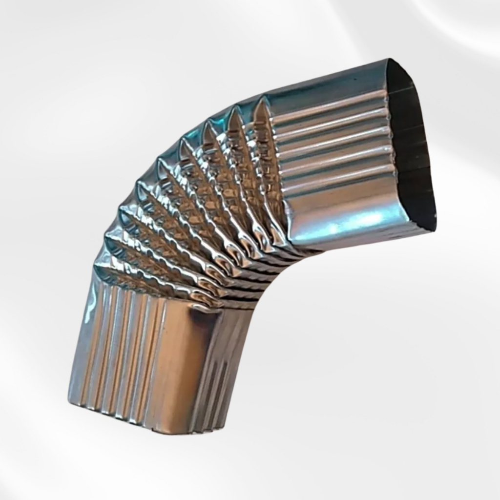 Curva Lateral Alumínio Perfilado 75 Mm Calha Dreno, Alta Resistência e Facilidade de Instalação